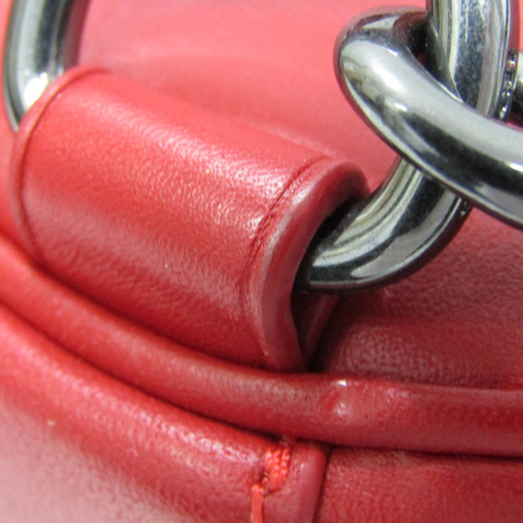 COACH Graham Convertible C6877 Men's Leather Backpack,Briefcase Red Color - Picture 5 of 10